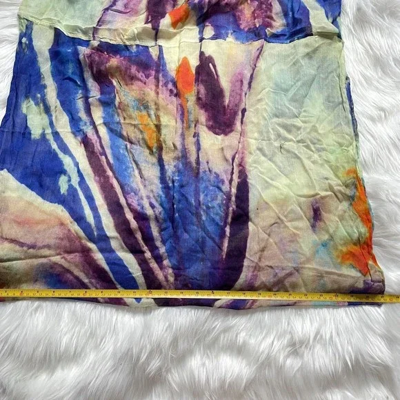 Lulla Collection By Bindya Infinity Scarf Multicolored Tie Dye Soft Knit - Picture 9 of 10